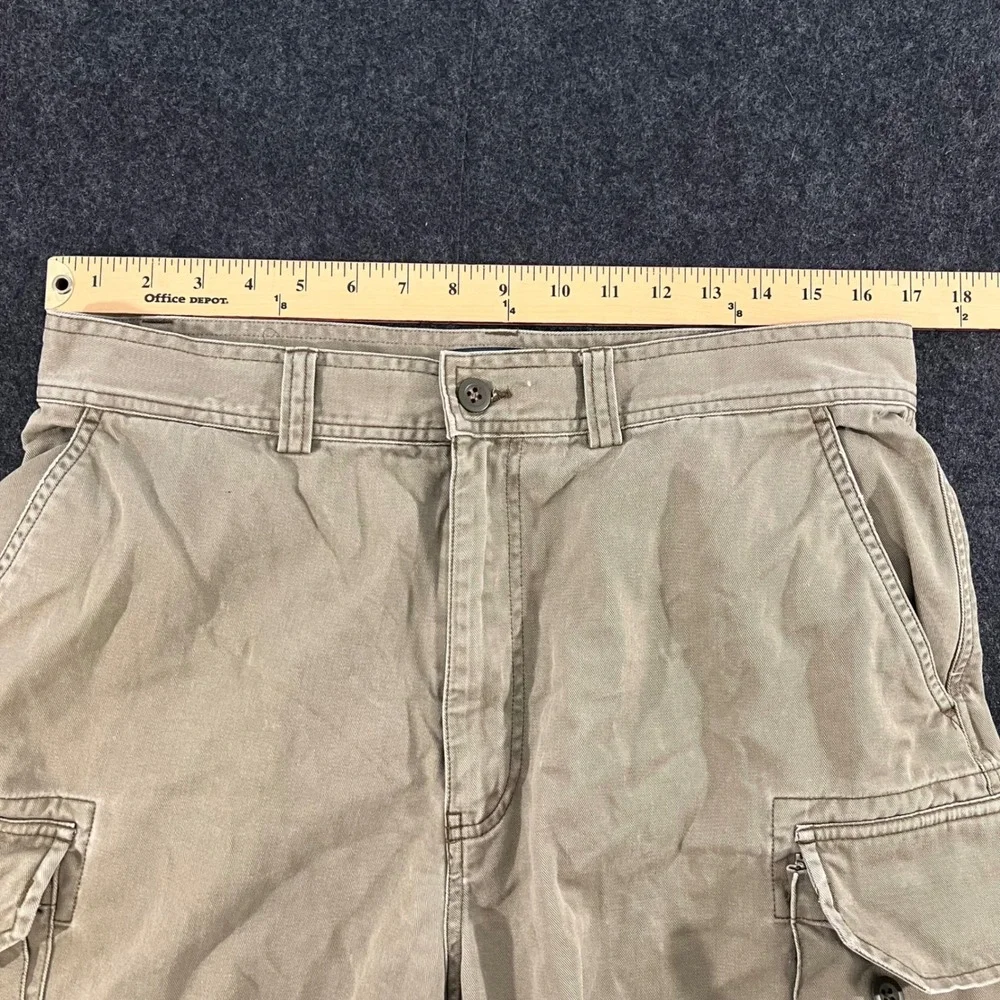 Polo Ralph Lauren Cargo Shorts Mens 33 Khaki Tan Classic 67 Chino Utility Rugged